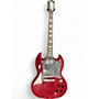 Used Epiphone SG Pro Maroon Solid Body Electric Guitar Maroon