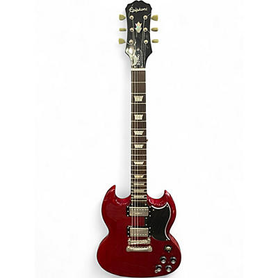 Used Epiphone SG Pro Red Solid Body Electric Guitar