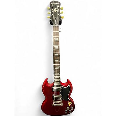 Used Epiphone SG Pro Red Solid Body Electric Guitar