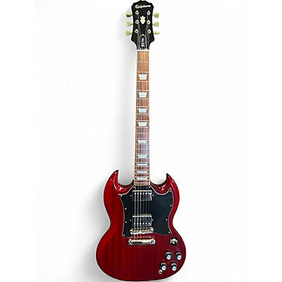 Used Epiphone SG Pro Red Solid Body Electric Guitar
