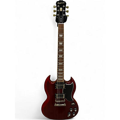 Used Epiphone SG Pro Red Solid Body Electric Guitar
