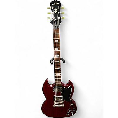 Used Epiphone SG Pro Trans Red Solid Body Electric Guitar