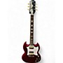 Used Epiphone SG Pro Trans Red Solid Body Electric Guitar Trans Red