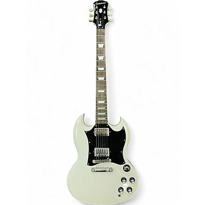 Used Epiphone SG Pro WHITE Solid Body Electric Guitar