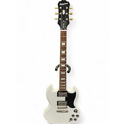 Epiphone Used Epiphone SG Pro White Solid Body Electric Guitar