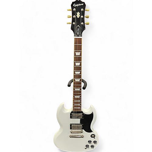 Epiphone Used Epiphone SG Pro White Solid Body Electric Guitar White