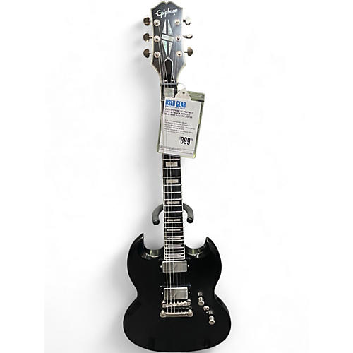 Used Epiphone SG Prophecy Aged Jet Black Metallic Solid Body Electric Guitar Aged Jet Black Metallic