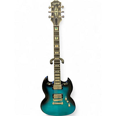 Used Epiphone SG Prophecy  Blue to Black Fade Solid Body Electric Guitar