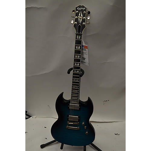 Epiphone Used Epiphone SG Prophecy Custom GX BLUE TIGER AGED GLOSS Solid Body Electric Guitar BLUE TIGER AGED GLOSS