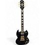 Used Epiphone SG Prophecy Custom GX Black Solid Body Electric Guitar Black