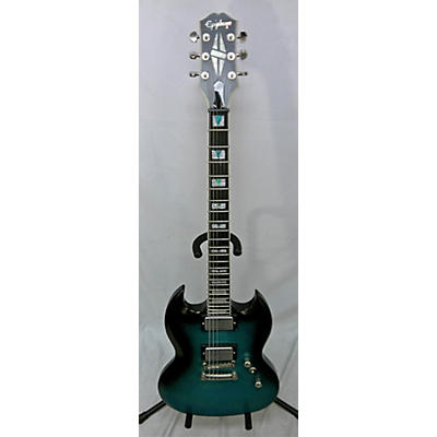 Epiphone Used Epiphone SG Prophecy Custom GX Blue Burst Solid Body Electric Guitar