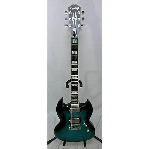 Epiphone Used Epiphone SG Prophecy Custom GX Blue Burst Solid Body Electric Guitar Blue Burst