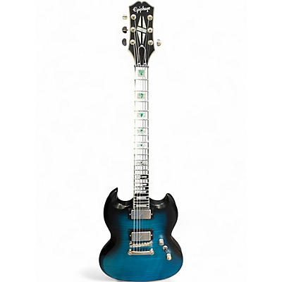 Used Epiphone SG Prophecy Custom GX Blue Burst Solid Body Electric Guitar
