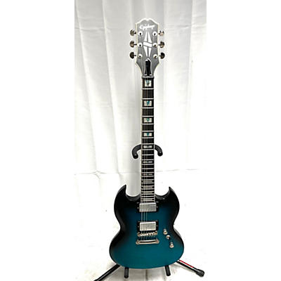 Epiphone Used Epiphone SG Prophecy Custom GX Blue Solid Body Electric Guitar