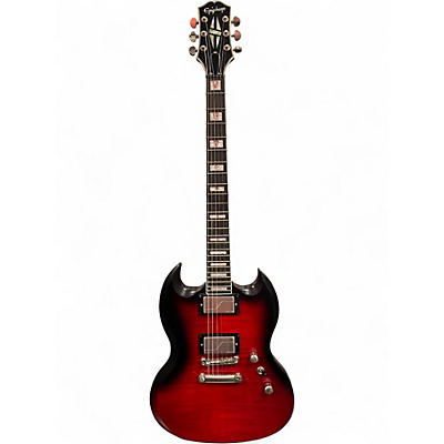 Used Epiphone SG Prophecy Custom GX Crimson Red Burst Solid Body Electric Guitar