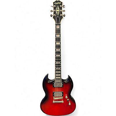Used Epiphone SG Prophecy Custom GX Red Tiger Solid Body Electric Guitar