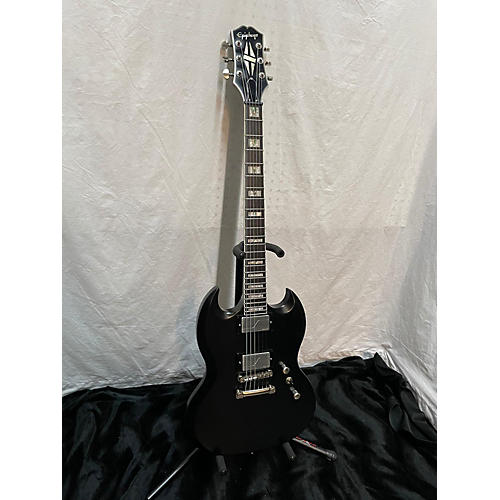 Epiphone Used Epiphone SG Prophecy Custom GX Satin Black Solid Body Electric Guitar Satin Black