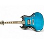 Used Epiphone SG Prophecy Custom GX Trans Blue Solid Body Electric Guitar Trans Blue