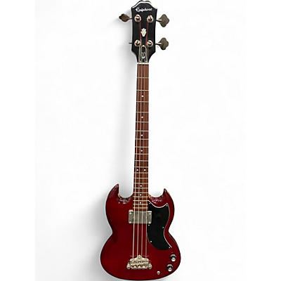 Used Epiphone SG  RED Electric Bass Guitar