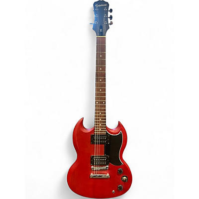 Used Epiphone SG Red Solid Body Electric Guitar