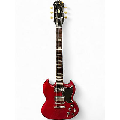 Used Epiphone SG Red Solid Body Electric Guitar