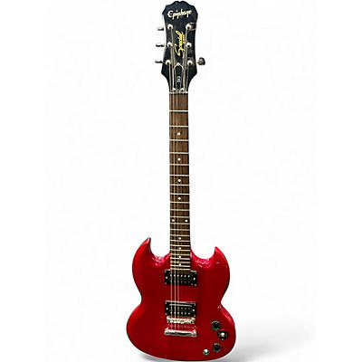 Used Epiphone SG Red Solid Body Electric Guitar