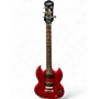 Used Epiphone SG Red Solid Body Electric Guitar Red