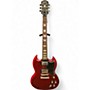 Used Epiphone SG Red Solid Body Electric Guitar Red