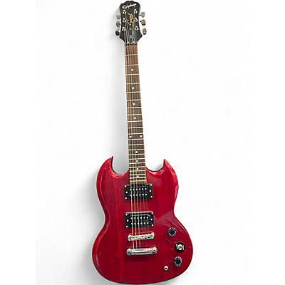 Used Epiphone SG Red Solid Body Electric Guitar