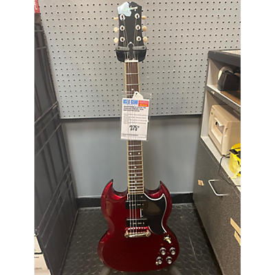 Epiphone Used Epiphone SG SPECIAL P90 SPARKLING BURGUNDY Solid Body Electric Guitar