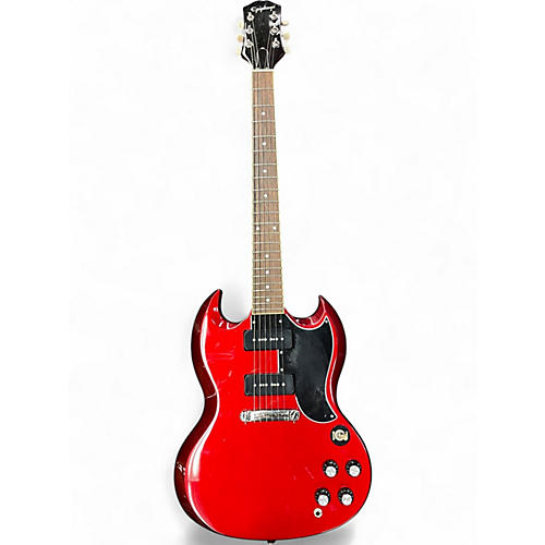 Used Epiphone SG SPECIAL P90 SPARKLING BURGUNDY Solid Body Electric Guitar SPARKLING BURGUNDY