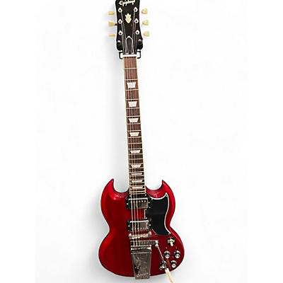 Epiphone Used Epiphone SG STANDARD 61 MAESTRO VIBROLA Cherry Solid Body Electric Guitar