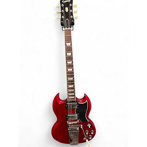 Epiphone Used Epiphone SG STANDARD 61 MAESTRO VIBROLA Cherry Solid Body Electric Guitar Cherry