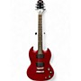 Used Epiphone SG STANDARD WITH EMG PICKUPS Cherry Solid Body Electric Guitar Cherry