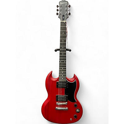 Epiphone Used Epiphone SG Satin Red Solid Body Electric Guitar