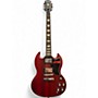 Used Epiphone SG Satin Red Solid Body Electric Guitar Satin Red