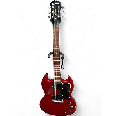 Used Epiphone SG Special Bolt On Candy Apple Red Solid Body Electric Guitar