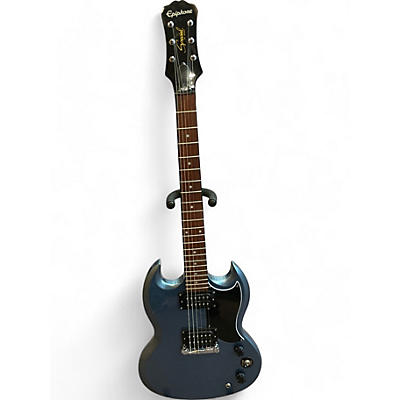 Epiphone Used Epiphone SG Special Bolt On Metallic Blue Solid Body Electric Guitar