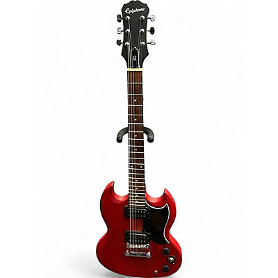 Epiphone Used Epiphone SG Special Bolt On Satin Cherry Solid Body Electric Guitar