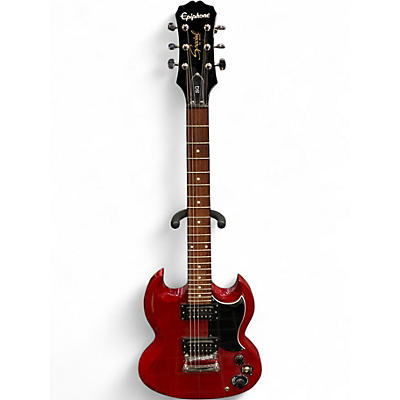 Used Epiphone SG Special Bolt On Trans Red Solid Body Electric Guitar