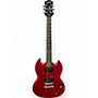 Used Epiphone SG Special Bolt On Trans Red Solid Body Electric Guitar Trans Red