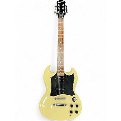 Used Epiphone SG Special Bolt On WHITE Solid Body Electric Guitar