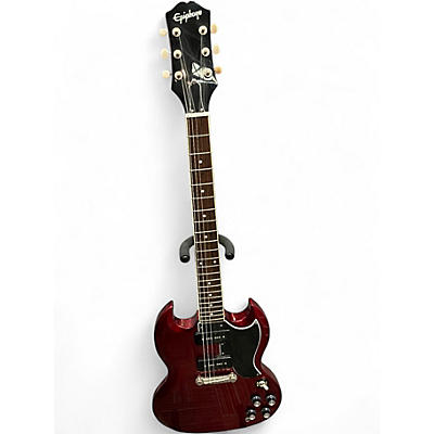 Used Epiphone SG Special P-90 Cherry Solid Body Electric Guitar