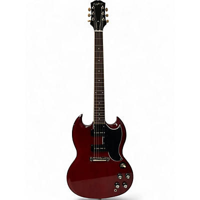 Used Epiphone SG Special P-90 Cherry Solid Body Electric Guitar