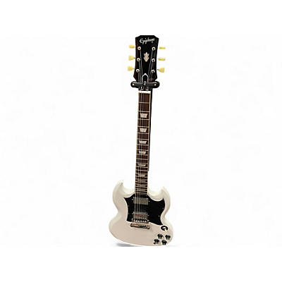 Used Epiphone SG Standard Alpine White Solid Body Electric Guitar