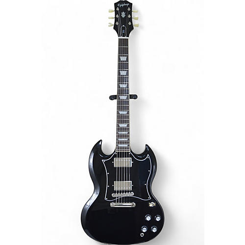 Used Epiphone SG Standard Black Solid Body Electric Guitar Black