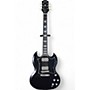 Used Epiphone SG Standard Black Solid Body Electric Guitar Black