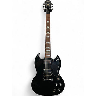 Used Epiphone SG Standard Black Solid Body Electric Guitar