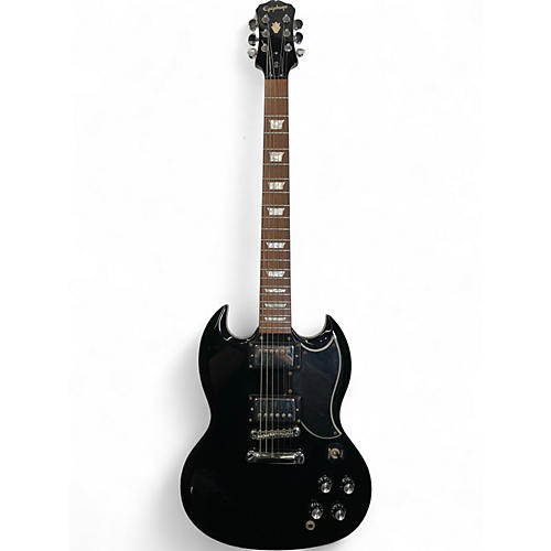 Used Epiphone SG Standard Black Solid Body Electric Guitar Black