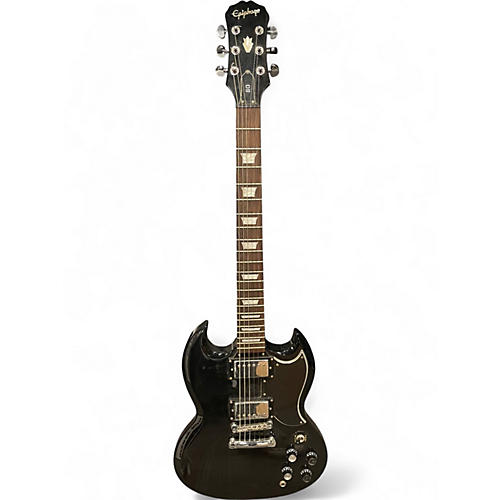 Used Epiphone SG Standard Black Solid Body Electric Guitar Black